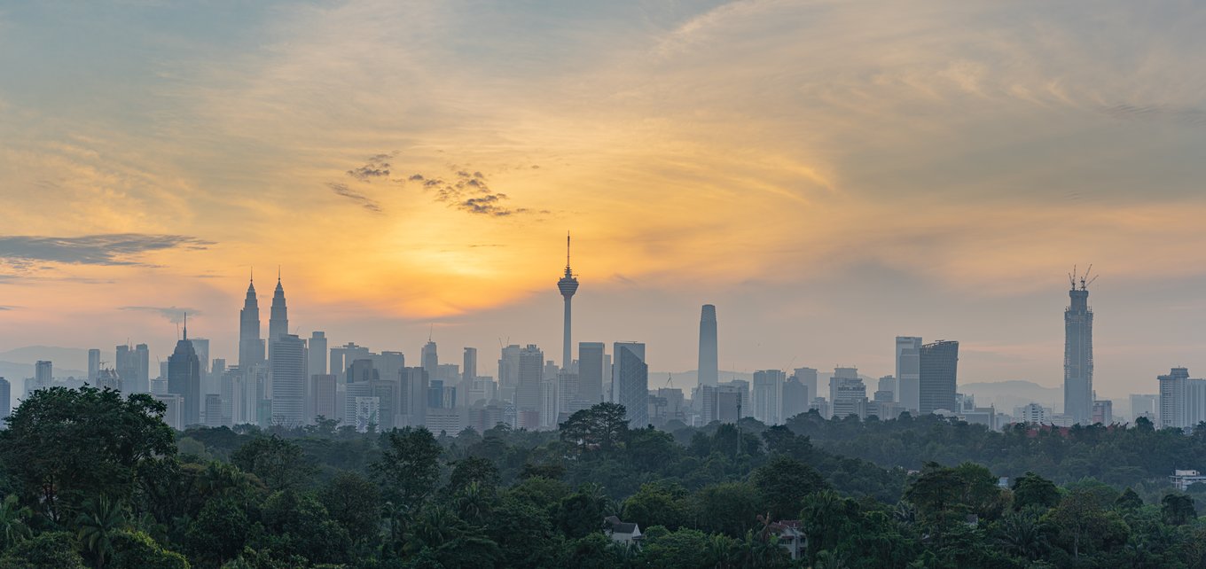 a panoramic view of Kuala Lumpur