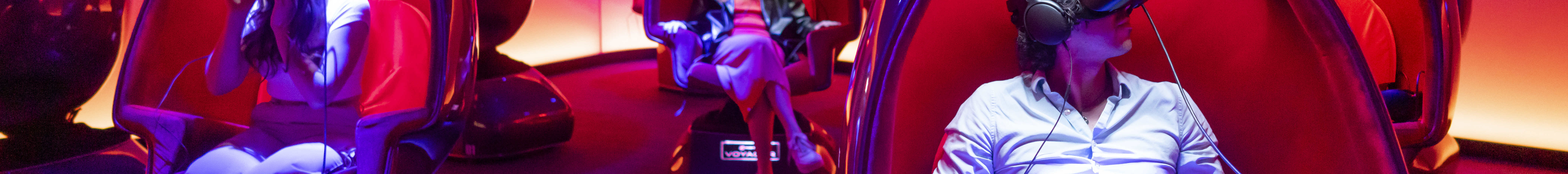 Embark on a virtual journey in the VR Voyager theater at Skydeck