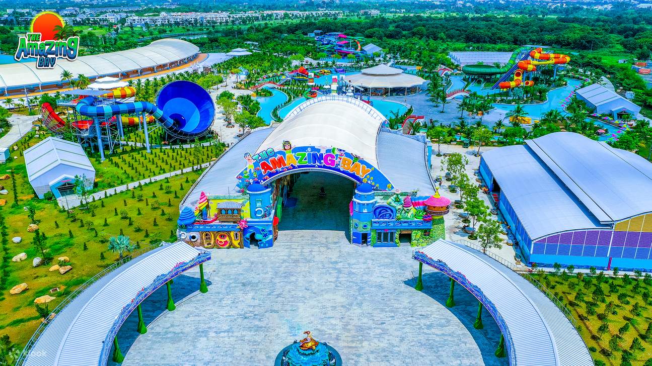 son tien water park from flycam