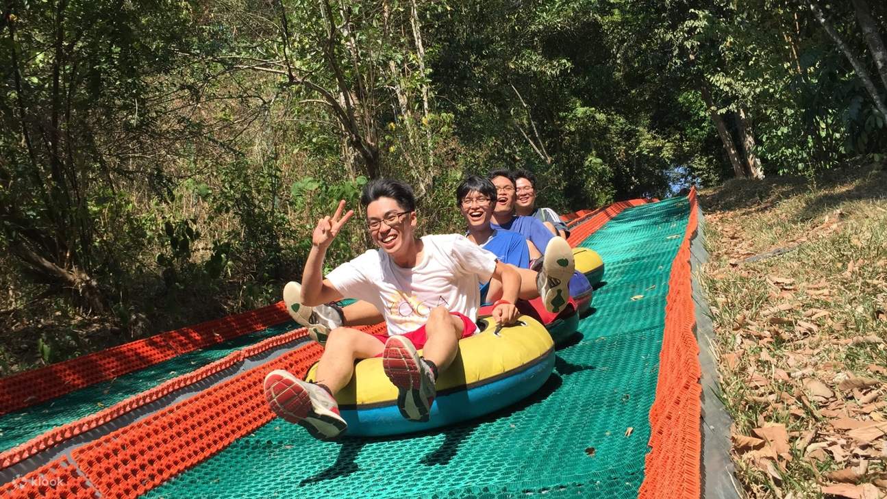 Dry tube slide