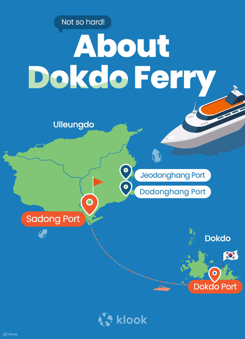 Ulleungdo - Dokdo Large Passenger Ship Ticket (One Way)